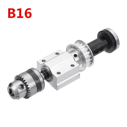 Machifit No Power Spindle Assembly Small Lathe Accessories Trimming Belt JTO/B10/B12/B16 Drill Chuck Set 17