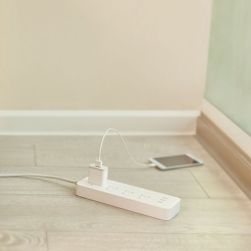 Original Xiaomi Mijia Four Digit Individual Control Power Strip Socket with 3 x USB Quick Charge 3 Original Xiaomi Mijia Four Digit Individual Control Power Strip Socket with 3 x USB Quick Charge - Image 3