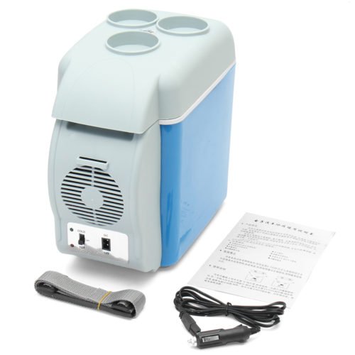 Portable Mini Car Fridge Freezer Cooler / Warmer 12V Portable Fridge Refrigerator 7.5L 4