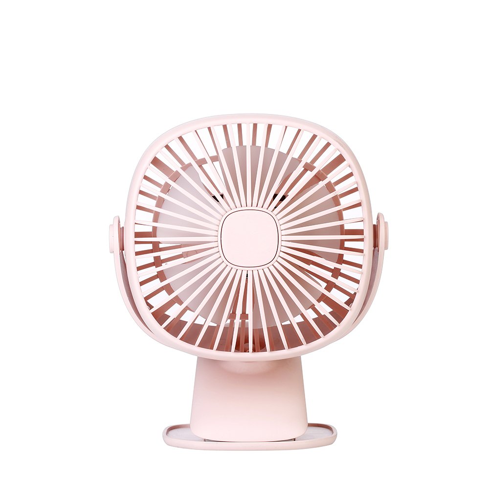 Loskii HF-201 Mini Electronic Desktop Clamp Design LED Night Light USB Rechargeable Silent 3 Grade Adjustment Fan 4 Loskii HF-201 Mini Electronic Desktop Clamp Design LED Night Light USB Rechargeable Silent 3 Grade Adjustment Fan - Image 4