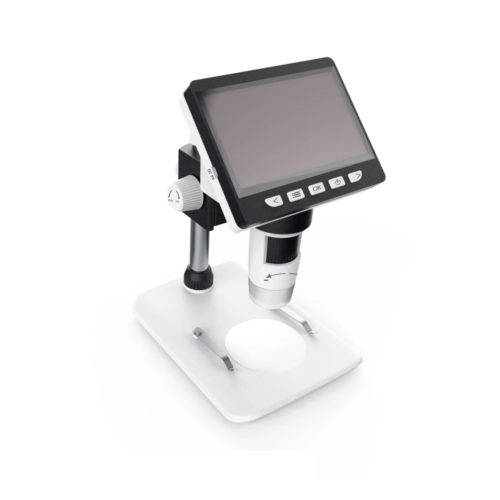 MUSTOOL G700 4.3 Inches HD 1080P Portable Desktop LCD Digital Microscope Support 10 Languages 8 Adjustable High Brightness LED With Adjustable Bracket 7