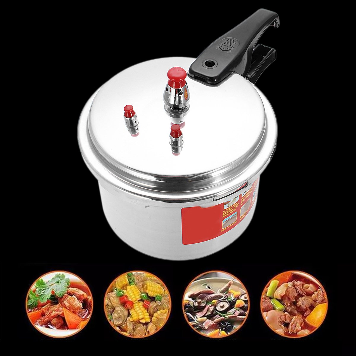 3L / 11L / 17L Pressure Cooker Commercial Grade Pressure Cooker Kitchen Pot Utensil 12 3L / 11L / 17L Pressure Cooker Commercial Grade Pressure Cooker Kitchen Pot Utensil - Image 12