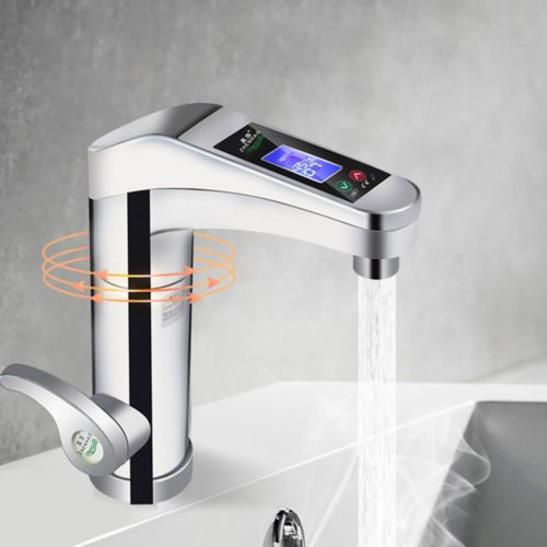 KCASA ZH-SC 500-3500W Rotatable Water Faucet Instant Electric Faucet Hot And Cold Water Heater For Home 9