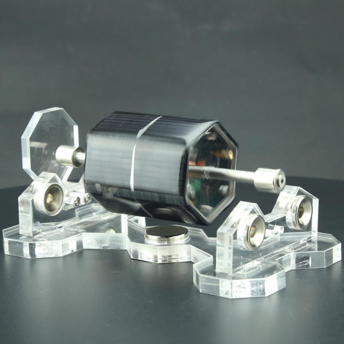 Hexagon Solar Magnetic Levitation Mendocino Motor Horizontal Levitating Stand Educational Model Gift 2 Hexagon Solar Magnetic Levitation Mendocino Motor Horizontal Levitating Stand Educational Model Gift - Image 2