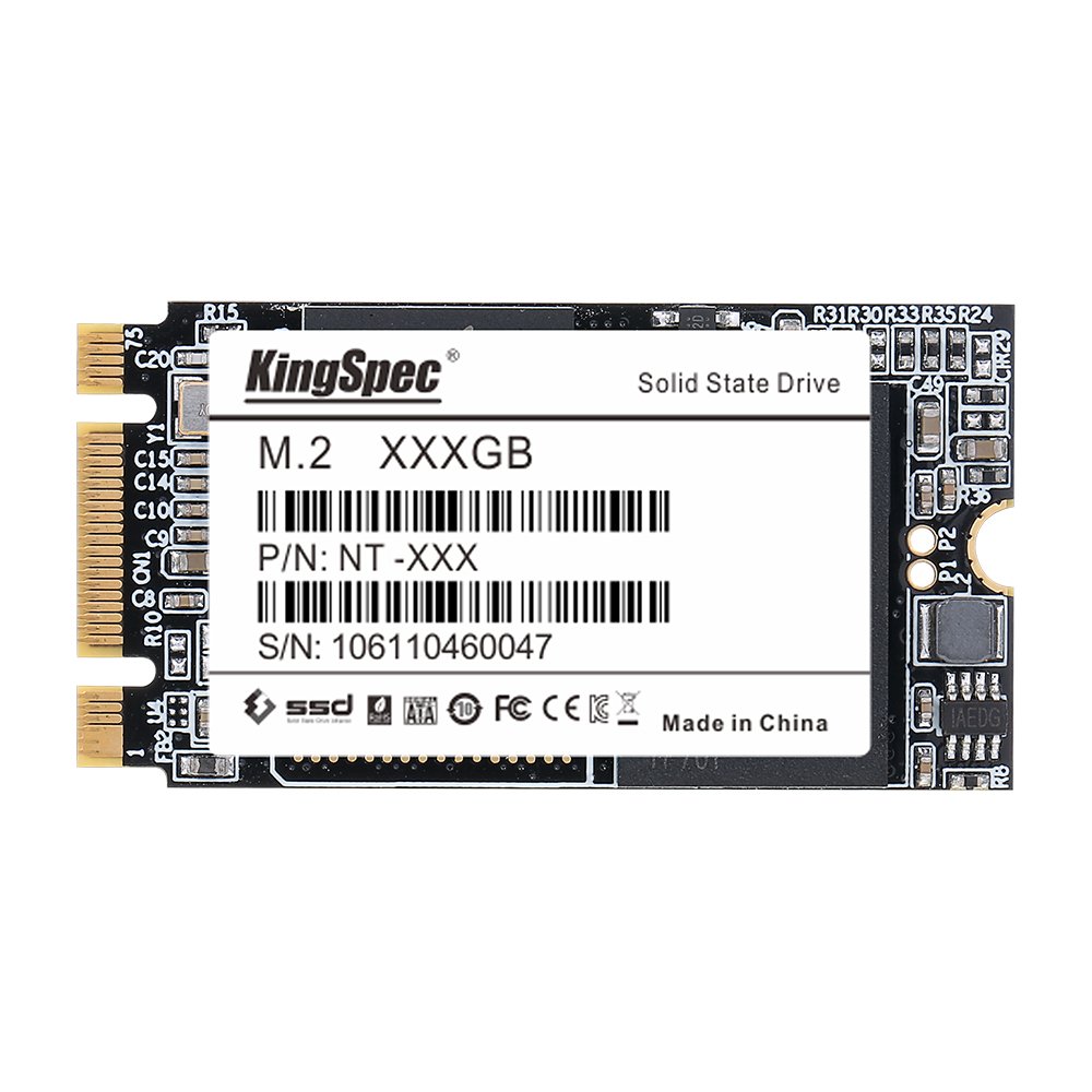 Kingspec M.2 NGFF 2242 SATA SSD TLC Internal Solid State Drive Internal Hard Disk 64/128/256GB 2