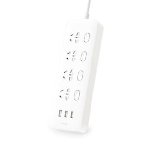 Original Xiaomi Mijia Four Digit Individual Control Power Strip Socket with 3 x USB Quick Charge