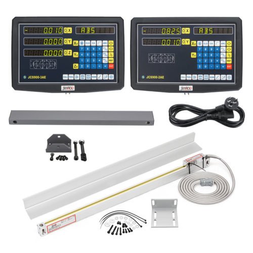 2/3 Axis Grating CNC Milling Digital Readout Display / 50-1000mm Electronic Linear Scale Lathe Tool 1