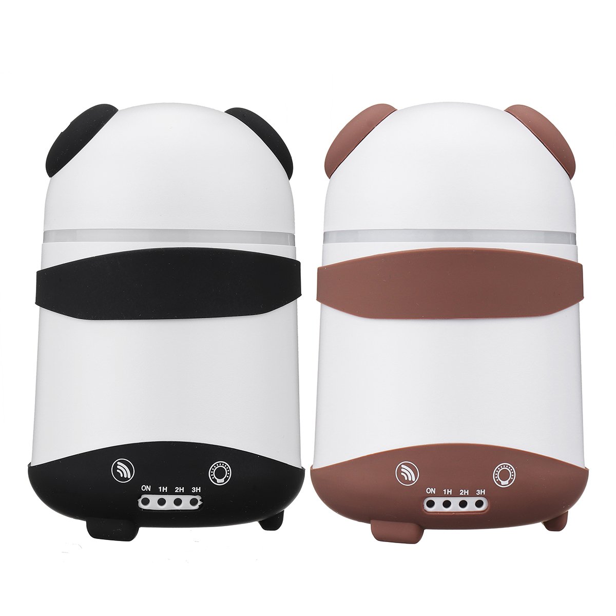 Dual Humidifier Air Oil Diffuser Aroma Mist Maker LED Cartoon Panda Style For Home Office US Plug 1 Dual Humidifier Air Oil Diffuser Aroma Mist Maker LED Cartoon Panda Style For Home Office US Plug