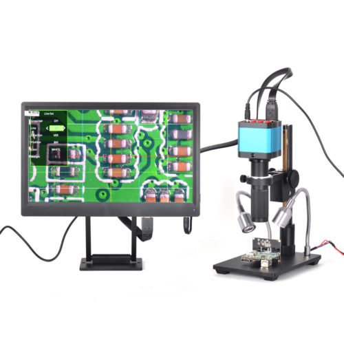 14 Million Pixels Full HD Color Screen Digital Magnifier Microscope 1 / 2.3 Inch Electron Digital Microscope Image Sensor With Bracket 1