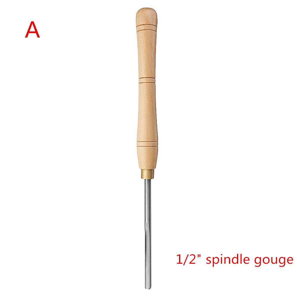 Drillpro High Speed Steel Lathe Chisel Wood Turning Tool with Wood Handle Woodworking Tool 12 Drillpro High Speed Steel Lathe Chisel Wood Turning Tool with Wood Handle Woodworking Tool - Image 12
