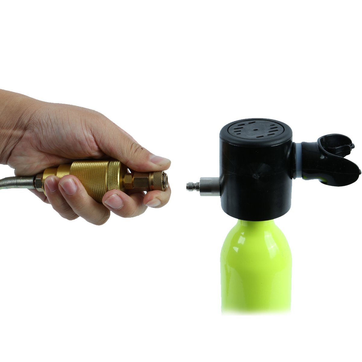 7pcs mini scuba diving tank portable spare air freedom breath underwater set 5 10min 2 7 7pcs mini scuba diving tank portable spare air freedom breath underwater set 5 10min 2 - Image 7