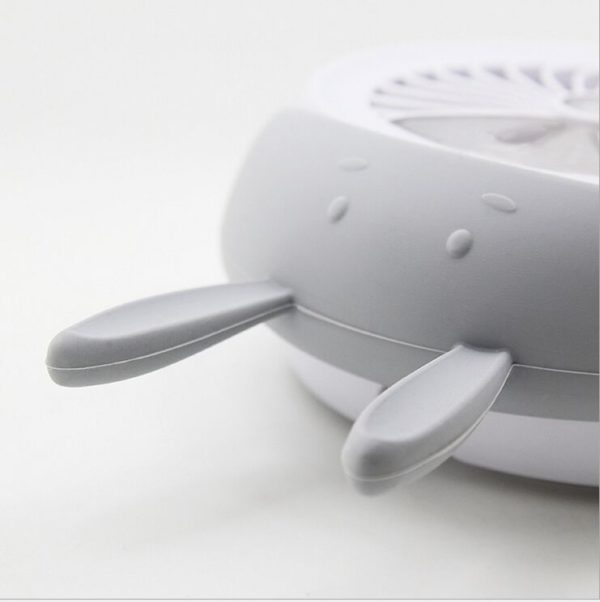 Honana DX-F1 Portable Mini USB Misting Fan Water Spray Fan Rechargeable Personal Cooling Mist Humidifier Fan 12