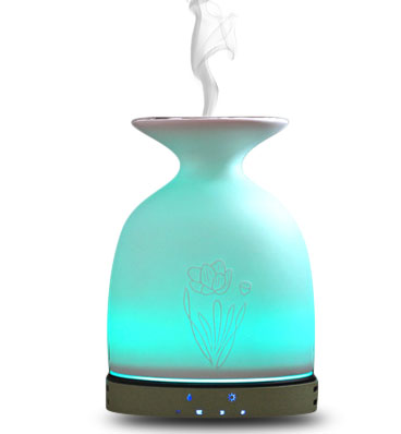 200ml Essential Oil Diffuser Aromatherapy Diffuser Ultrasonic Humidifier 7 LED Color Moon Light 2 200ml Essential Oil Diffuser Aromatherapy Diffuser Ultrasonic Humidifier 7 LED Color Moon Light - Image 2