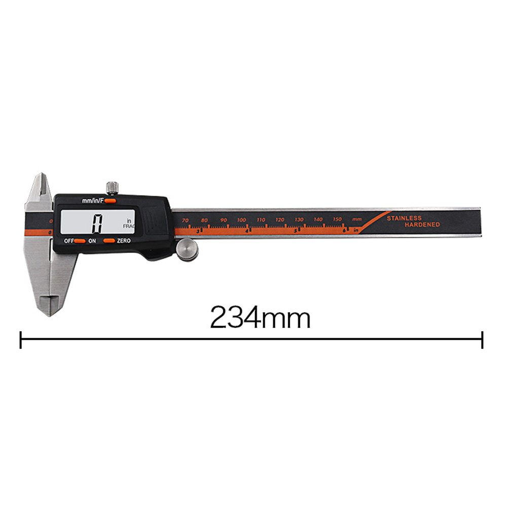 DANIU 150mm Stainless Steel LCD Screen Display Digital Caliper 6 Inch Fraction / MM / Inch High Precision Stainless Steel LCD Vernier Caliper 7 DANIU 150mm Stainless Steel LCD Screen Display Digital Caliper 6 Inch Fraction / MM / Inch High Precision Stainless Steel LCD Vernier Caliper - Image 7