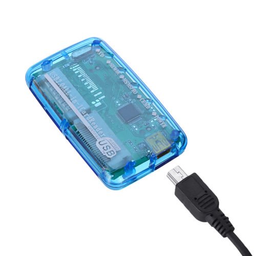 6-in-1 Multifunctional USB 2.0 to TF SD XD M2 CF MS Card Reader 7