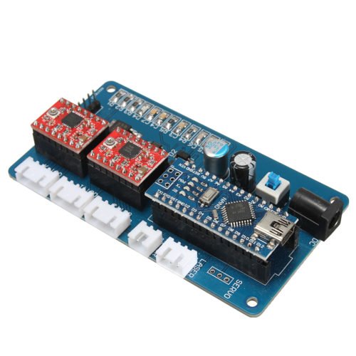 2 Axis GRBL Control Panel Board For DIY Laser Engraving Machine Benbox USB Stepper Driver Board 4