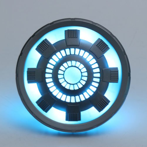 1:1 ARC REACTOR LED Chest Heart Light-up Lamp Movie ABC Props Model Kit Science Toy 14