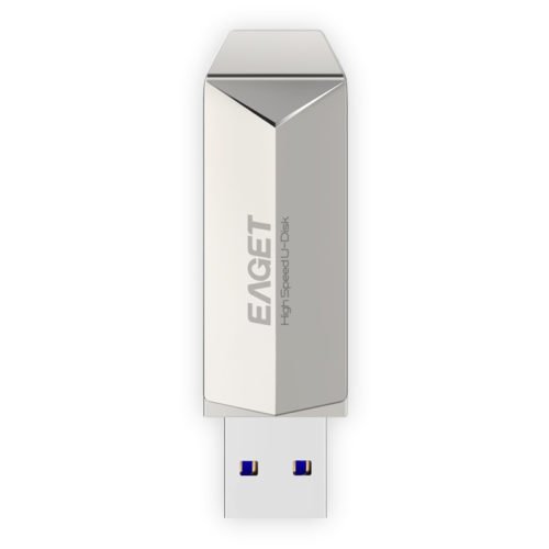 Eaget F70 USB 3.0 128GB Metal USB Flash Drive U Disk Pen Drive 360 Degree Rotation 5