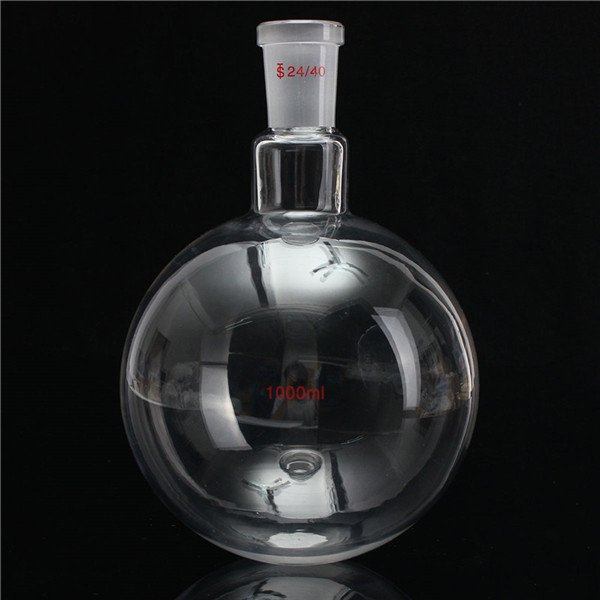 24/40 Joint 1000mL Round Bottom Flask Laboratory Glassware 1