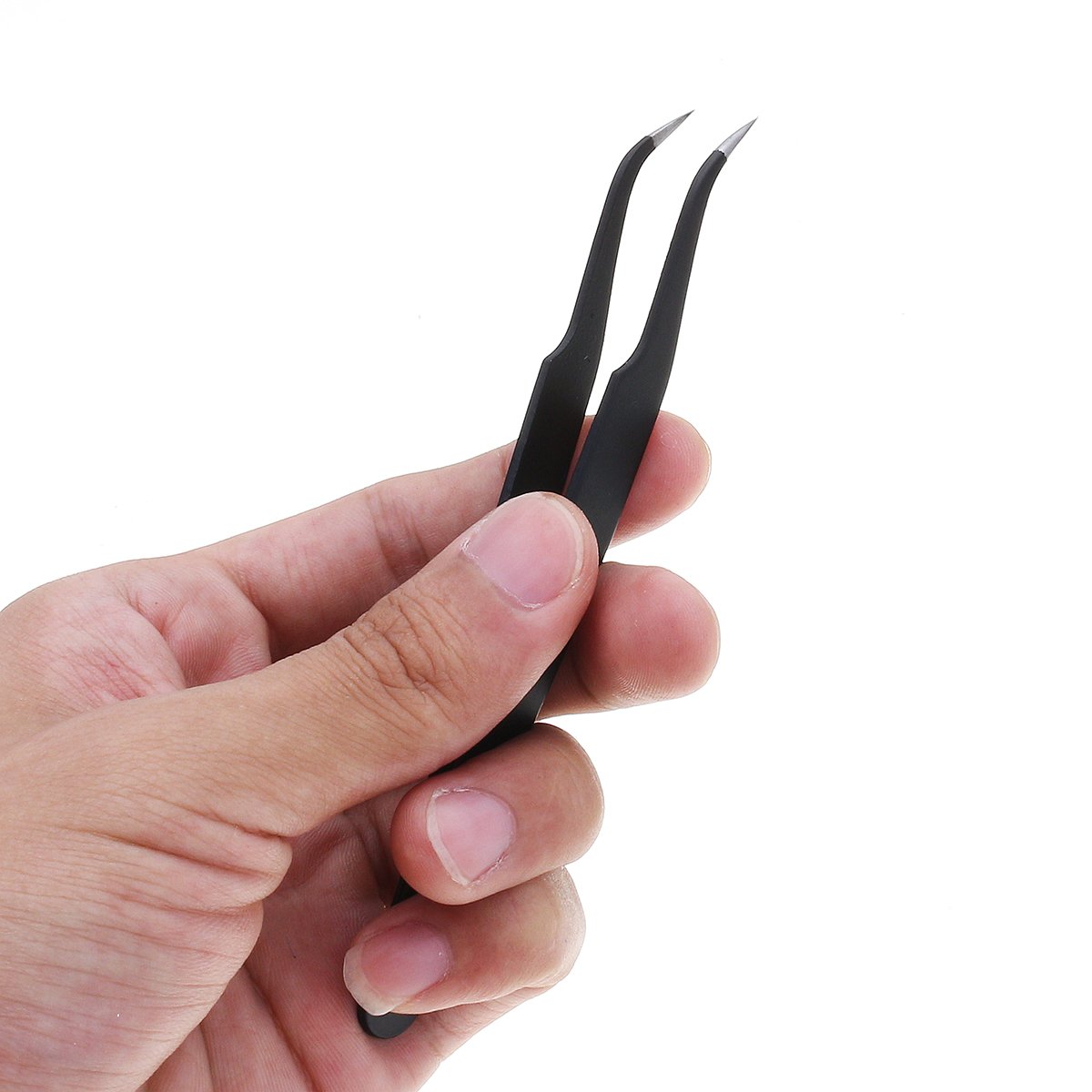 9 Pcs ESD Tweezer Anti-static Stainless Steel Precision Tweezers for Electronics Nail Beauty 11 9 Pcs ESD Tweezer Anti-static Stainless Steel Precision Tweezers for Electronics Nail Beauty - Image 11