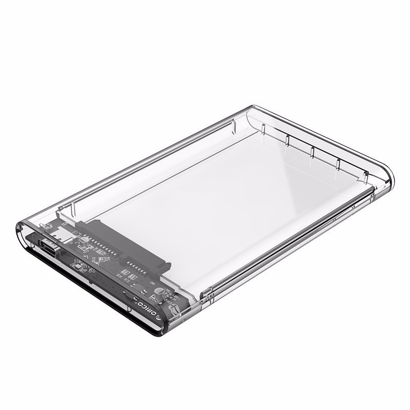 ORICO 2.5 inch Type-C to SATA3 Transparent Hard Drive Enclosure External SSD HDD Case Support UASP 2