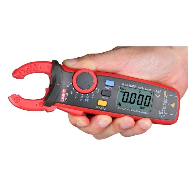 UNI-T UT210E Digital Auto Range 2000Counts True RMS Clamp Multimeter Clamp Meter Ammeter Voltmeter Resistance Capacitance Tester 7 UNI-T UT210E Digital Auto Range 2000Counts True RMS Clamp Multimeter Clamp Meter Ammeter Voltmeter Resistance Capacitance Tester - Image 7