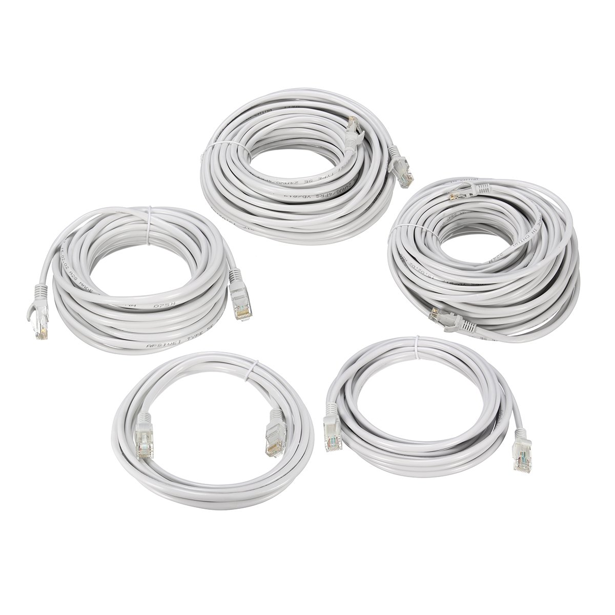 3/5/10/20m RJ45 Patch LAN Cord Ethernet Networking Cable 2