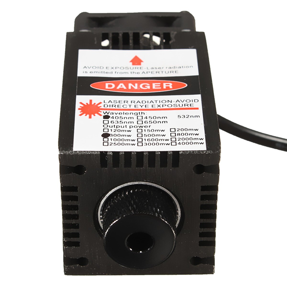 300mW 405nm Focusable Blue Violet Laser Module for DIY Laser Printer Engraving Machine Engraver 5 300mW 405nm Focusable Blue Violet Laser Module for DIY Laser Printer Engraving Machine Engraver - Image 5