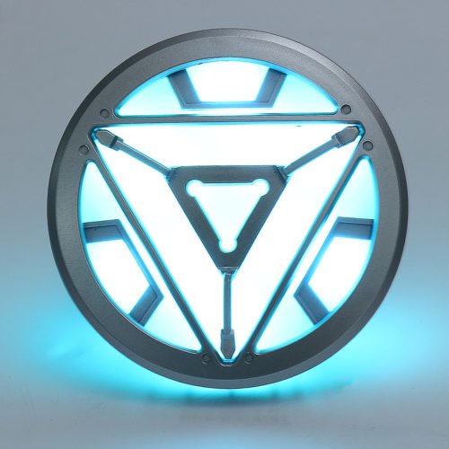 1:1 ARC REACTOR LED Chest Heart Light-up Lamp Movie ABC Props Model Kit Science Toy 13