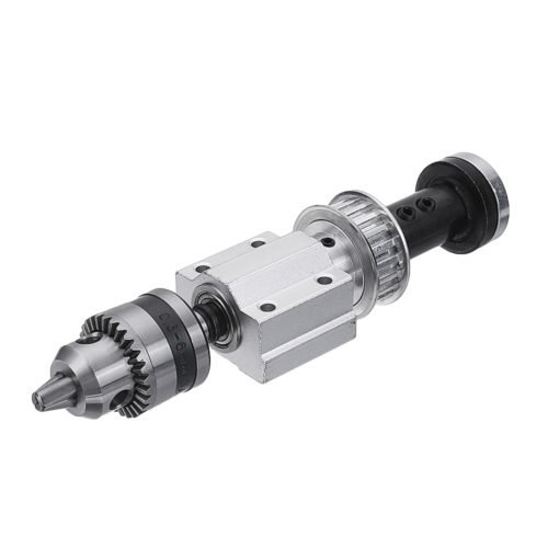 Machifit No Power Spindle Assembly Small Lathe Accessories Trimming Belt JTO/B10/B12/B16 Drill Chuck Set 5