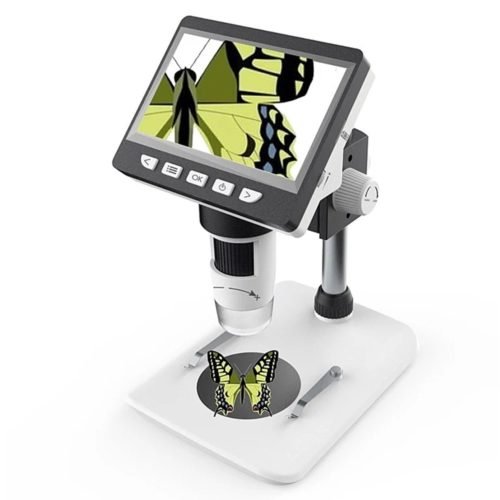 MUSTOOL G700 4.3 Inches HD 1080P Portable Desktop LCD Digital Microscope Support 10 Languages 8 Adjustable High Brightness LED With Adjustable Bracket 3