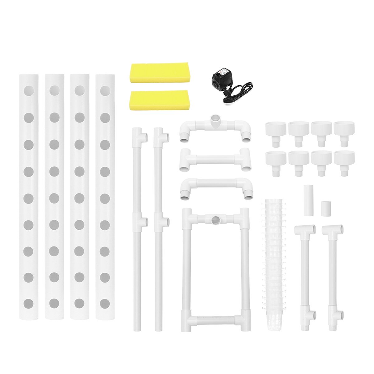 2 Layer 36 Sites Hydroponic Grow Kit Ebb Flow Deep Water Culture Growing DWC Planting Garden Vegetable System 3 2 Layer 36 Sites Hydroponic Grow Kit Ebb Flow Deep Water Culture Growing DWC Planting Garden Vegetable System - Image 3