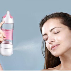 KCASA-DDH8 Portable USB Air Humidifier Spray 400ML Water Bottles Creative Outdoor Drinking Cup Sports Spray Bottle with Light