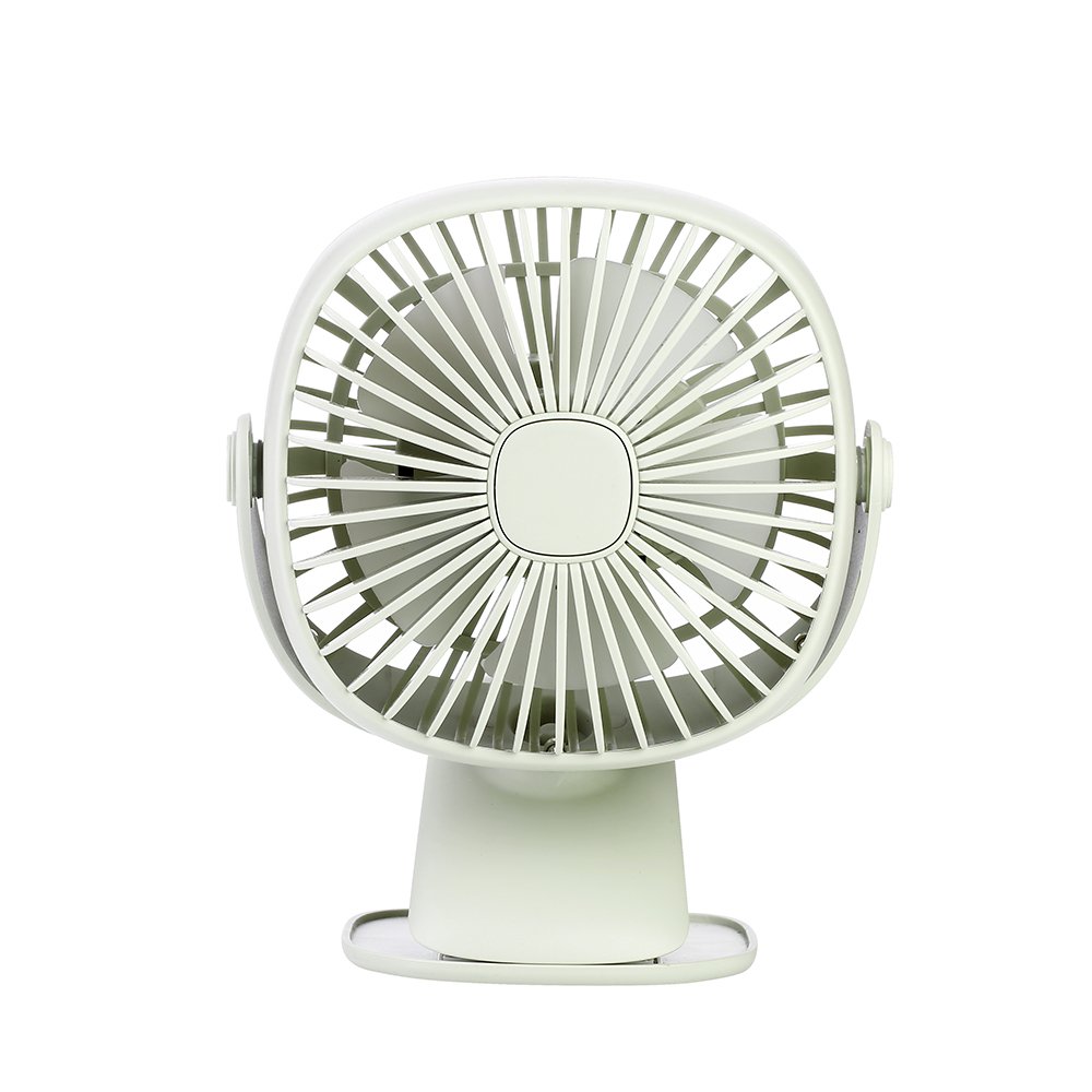 Loskii HF-201 Mini Electronic Desktop Clamp Design LED Night Light USB Rechargeable Silent 3 Grade Adjustment Fan 3 Loskii HF-201 Mini Electronic Desktop Clamp Design LED Night Light USB Rechargeable Silent 3 Grade Adjustment Fan - Image 3