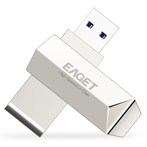 Eaget F70 USB 3.0 128GB Metal USB Flash Drive U Disk Pen Drive 360 Degree Rotation 2