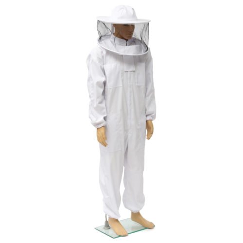 Beekeepers Bee Keeping Cotton Full Protector Suit With Veil Hat Hood Bee Suit XL XXL XXL 4