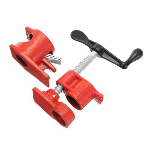 1/2inch Wood Gluing Pipe Clamp Set Heavy Duty Profesional Wood Working Cast Iron Carpenter's Clamp 5