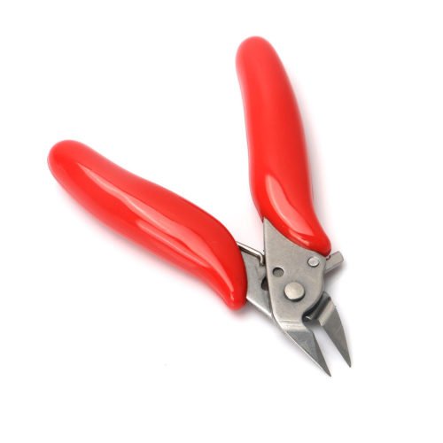 DANIU 3.5inch Diagonal Cutting Pliers Wire Cable Side Flush Cutter Pliers with Lock Hand Tool 2