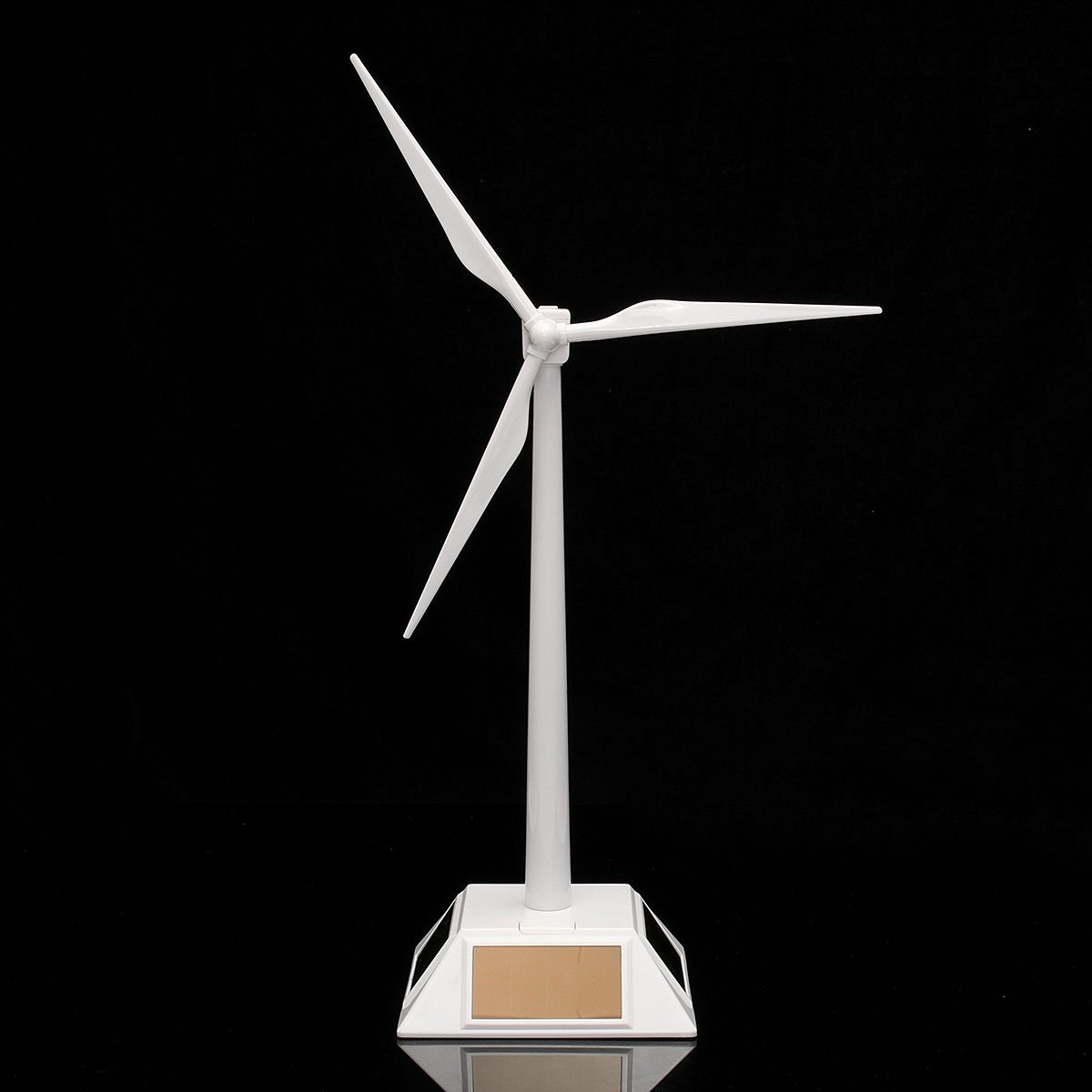 Plastic Solar Powered Windmill Wind Mill Turbine Teaching Tool & Desktop Display Tray Holder 1