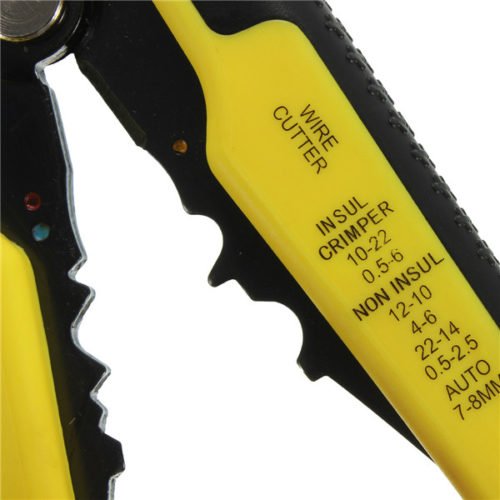 DANIU Multifunctional Automatic Wire Stripper Crimping Pliers Terminal Tool 9