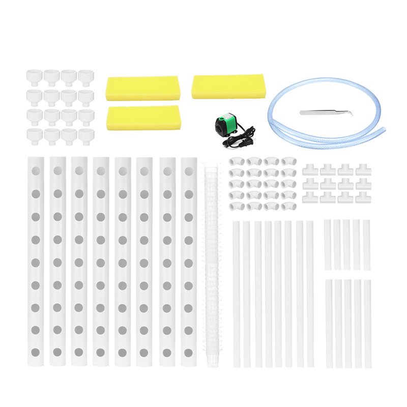 2 Layer 72 Holes Vertical Hydroponic Piping Site Grow Kit Ebb Flow DWC Deep Water Culture Pipe System DWC 6 2 Layer 72 Holes Vertical Hydroponic Piping Site Grow Kit Ebb Flow DWC Deep Water Culture Pipe System DWC - Image 6