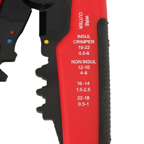 DANIU Upgraded Version Multifunctional Automatic Cable Wire Stripper Plier Self Adjusting Crimper Tool 22-10AWG(0.5-6.0mm) 8