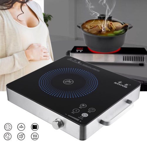 2200W Electric Induction Cooker Cooktop Kitchen Burner 10