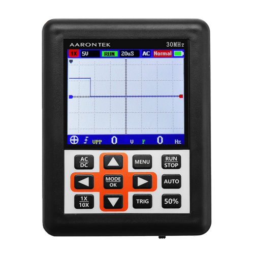 DSO338 Handheld Oscilloscope 30MHz Bandwidth 200M Sampling Rate 2.4 Inch IPS Screen 320*240 Resolution Technology Built-in 64M Storage Built-in 3000m 5