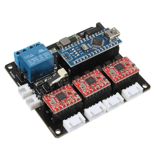 USB 3 Axis Stepper Motor Driver Board For DIY Laser Engraving Machine 3 Axis Control Board 4