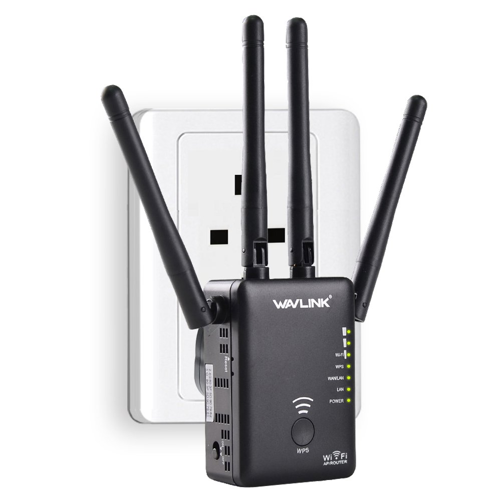 Wavlink AC1200 1200Mbps Dual Band 4x3dBi External Antennas Wireless WIFI Repeater Router 1
