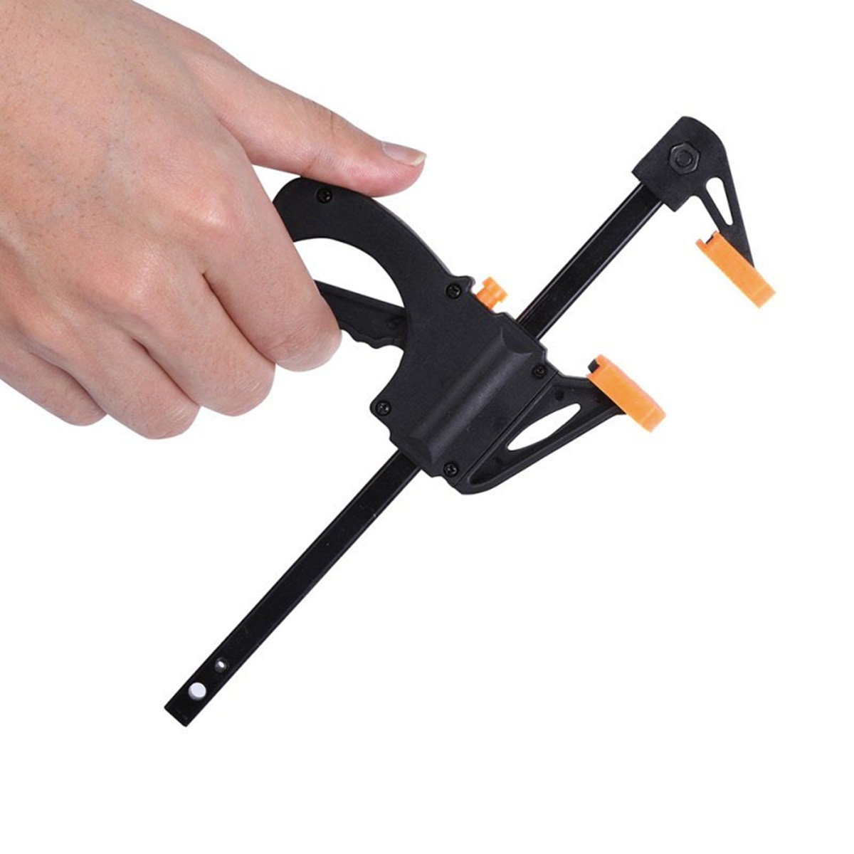 Raitool™ 4 Inch Wood Working Bar F Clamp Quick Grip Ratchet Release Squeeze Hand Tool DIY 6 Raitool™ 4 Inch Wood Working Bar F Clamp Quick Grip Ratchet Release Squeeze Hand Tool DIY - Image 6