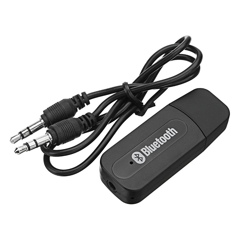 USB 3.5mm Audio Dual Output Bluetooth V4.0 A2DP Audio Receiver Adapter 2