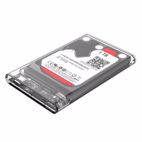 ORICO 2.5 inch Type-C to SATA3 Transparent Hard Drive Enclosure External SSD HDD Case Support UASP 2