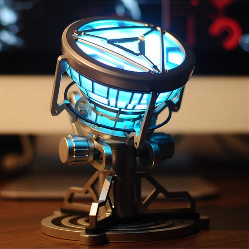 1:1 ARC REACTOR LED Chest Heart Light-up Lamp Movie ABC Props Model Kit Science Toy 4